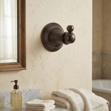 Click here to see Newport 34-12/ORB Newport Brass Aylesbury Single Robe Hook, Oil Rubbed Bronze - 34-12/ORB