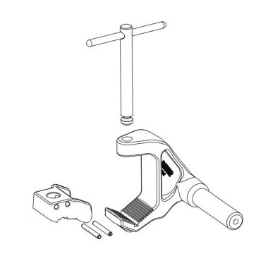 Click here to see Ridgid 45923 RIDGID Support Arm for 600-I Hand-Held Power Drive - 45923 