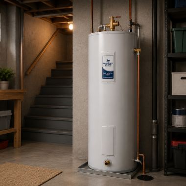 Click here to see Bradford White  Bradford White Residential Upright Electric Water Heater, 40 Gallon, 240V - RE340T61NCWW
