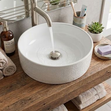 Click here to see Mountain Plumbing Products MT741/BRN Mountain Plumbing Soft Touch Round Lavatory Drain w/ Overflow, EZ-CLICK, Brushed Nickel - MT741/BRN