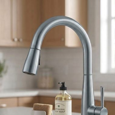 Click here to see Delta RP80520AR Delta Essa Kitchen Spout Assembly, Arctic Stainless - RP80520AR 