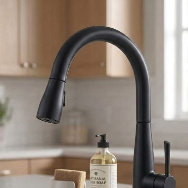 Click here to see Delta RP80520BL Delta Essa Kitchen Spout Assembly, Matte Black -  RP80520BL