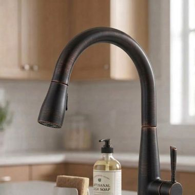 Click here to see Delta RP80520RB Delta Essa Kitchen Spout Assembly, Venetian Bronze - RP80520RB