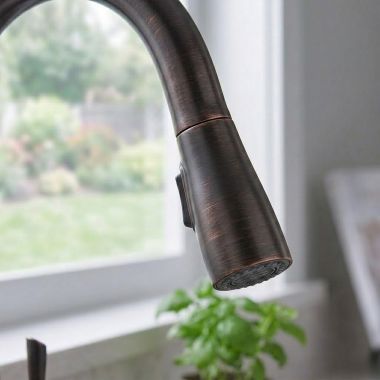 Click here to see Delta RP80524RB Delta Essa Sprayer, ShieldSpray, ADA, Venetian Bronze - RP80524RB