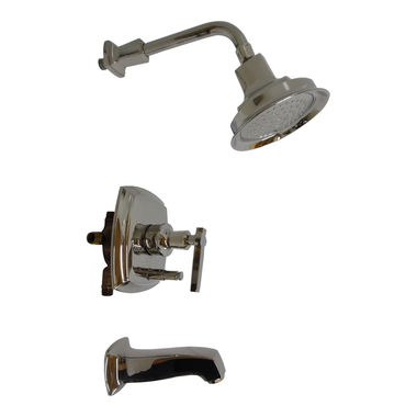 Click here to see Kohler T16233-4-CP Kohler Margaux Rite-Temp Single-Handle Polished Chrome Tub/Shower Trim with Push Button Diverter, Lever Handle, 2.5 GPM - K-T16233-4-CP