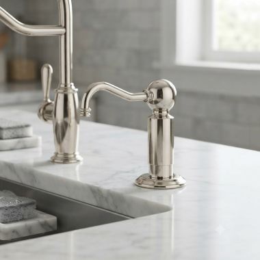 Click here to see Rohl LS850PPN Rohl Soap Dispenser, Polished Nickel - LS850PPN