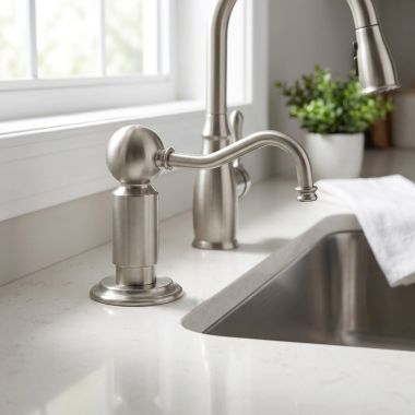 Click here to see  LS850PSTN Rohl Soap Dispenser, Satin Nickel - LS850PSTN