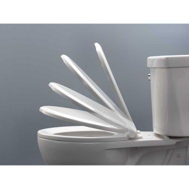 Click here to see Delta 801901-WH DELTA 801901-WH WYCLIFFE ROUND TOILET SEAT SLOW CLOSE WHITE