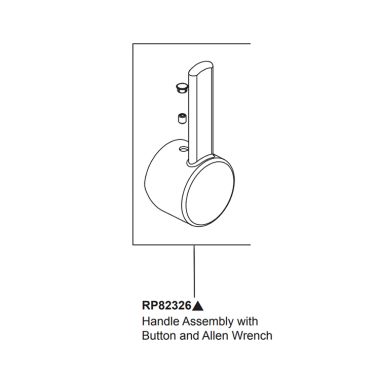 Click here to see Peerless RP82326 Peerless Precept Series Chrome Lever Handle Kit, ADA - RP82326