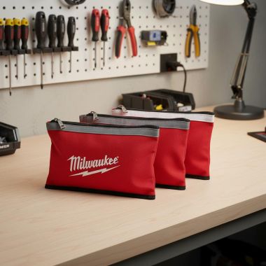 Click here to see Milwaukee 48-22-8193 Milwaukee 48-22-8193 Zipper Pouches, 3/Pack