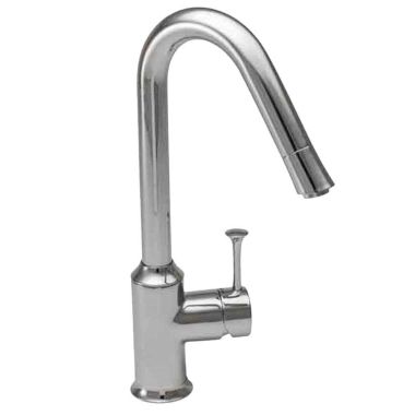 Click here to see American Standard 4332.310.F15.002 American Standard Pekoe Single Handle Pull-Down Kitchen Faucet w/ Hi-Flow Spout, 1.5 gpm, Chrome - 4332310F15.002