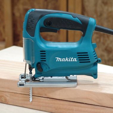 Click here to see Makita 4329K Makita Corded Top Handle Jig Saw with 3 Orbital Settings, 3.9 AMP Motor, 500-3100 SPM Variable Speed - 4329K