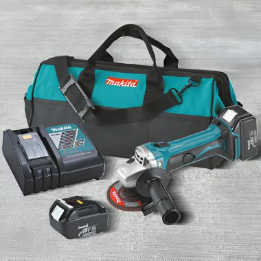 Click here to see Makita XAG01 Makita 18V LXT Lithium‑Ion Cordless 4‑1/2