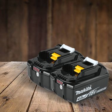 Click here to see Makita BL1840-2 Makita 2-Pack 18V LXT Lithium-Ion 4.0Ah Battery - BL1840B-2