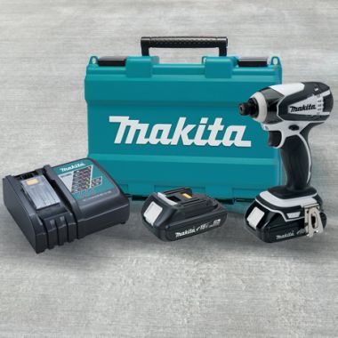 Click here to see Makita XDT04RW Makita 18V LXT Lithium-Ion Compact Cordless Impact Driver Kit (2.0Ah) - XDT04RW
