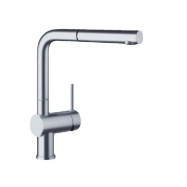 Click here to see Blanco 441431 Blanco 441431 Satin Nickel Linus Pull-Out Spray Faucet, 1.8 GPM