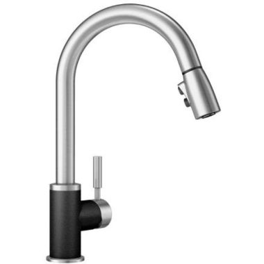 Click here to see Blanco 442063 Blanco 442063 Stainless/Anthracite Sonoma Pull-Down Faucet, 2.2 GPM