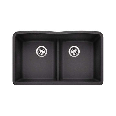 Click here to see Blanco 442075 Blanco 442075 Anthracite Diamond Equal Double-Bowl Sink, Low-Divide