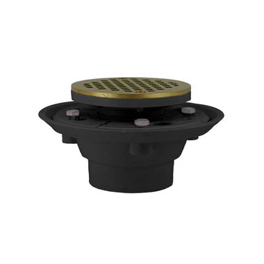Click here to see Jones Stephens D50132 Jones Stephens 2 Inch x 3 Inch Polished Brass Shower Drain With Strainer - D50132