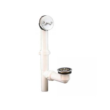 Click here to see Jones Stephens P3761BS Jones Stephens P3761BS Brushed Stainless Trip Lever Waste & Overflow Kit Pvc