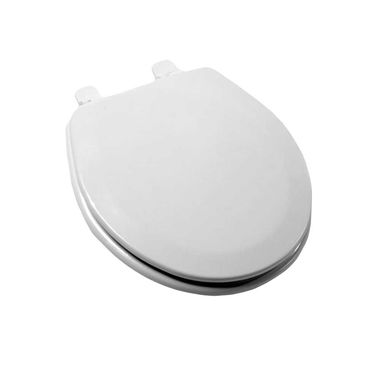 Click here to see Jones Stephens C013WD00 Jones Stephens C013WD00 Round Wooden Toilet Seat, White