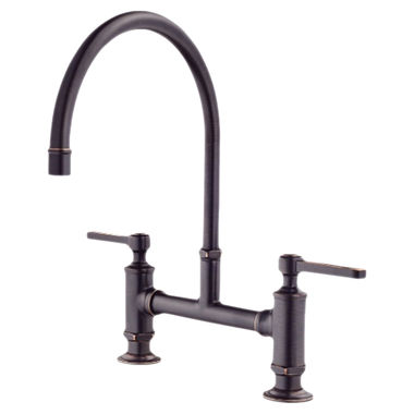 Click here to see Pfister GT31-TDY Pfister Port Haven Two Handle Bridge Kitchen Faucet, Tuscan Bronze - GT31TDY