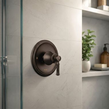 Click here to see  T2181ORB Moen Dartmoor Posi-Temp Single-Handle Valve Trim, Oil Rubbed Bronze - T2181ORB