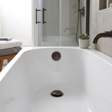 Click here to see Mountain Plumbing Products MT94-2/ORB Mountain Plumbing Economy Soft Touch Round Trim Kit, Oil Rubbed Bronze - MT94-2/ORB