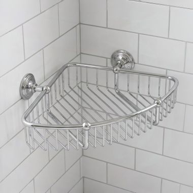 Click here to see Ginger 26554/PC Ginger Corner Baskets, Polished Chrome - 26554/PC