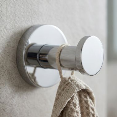 Click here to see Ginger 0210H/PC GINGER SINE Collection Single Hook, Polished Chrome -  0210H/PC