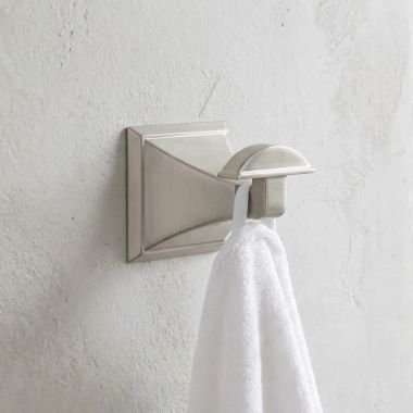 Click here to see Ginger 4910/PN Ginger Cayden Single Robe Hook, Polished Nickel - 4910/PN
