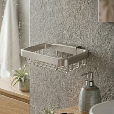 Click here to see Ginger 550G/SN Ginger Hotelier Soap Basket, Satin Nickel - 550G/SN