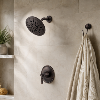 Click here to see  T2282EPORB Moen Dartmoor Posi-Temp Single-Handle Shower Trim, 1.75 GPM, Oil Rubbed Bronze - T2282EPORB