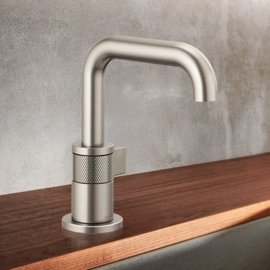 Click here to see Brizo 65035LF-NK-ECO Brizo Litze One-Handle Bathroom Faucet with Ceramic Cartridge, Single-Hole, 1.2 GPM, Less Drain, Brilliance Luxe Nickel - 65035LF-NK-ECO