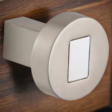 Click here to see Brizo 699235-NKPC Brizo Litze Metal Drawer Knob, Brilliance Luxe Nickel/Polished Chrome - 699235-NKPC