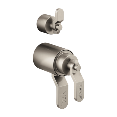 Click here to see Brizo HL7534-NK Brizo Industrial Lever Handle Kit for Litze Thermostatic Valve with Diverter Trim,  ADA, Brilliance Luxe Nickel - HL7534-NK