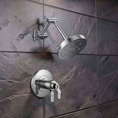 Click here to see  T60235-PCLHP Brizo Litze TempAssure Thermostatic Shower Faucet with Multi-Function Showerhead, Less Handles, 1.75 GPM, Polished Chrome - T60235-PCLHP