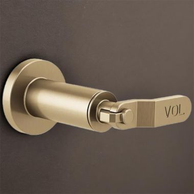 Click here to see Brizo T66634-GL Brizo Litze Sensori Volume Control Trim with Industrial Lever Handle, Brilliance Luxe Gold - T66634-GL