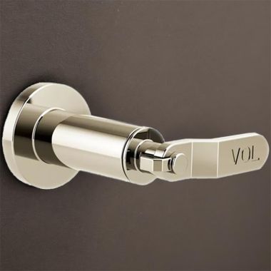 Click here to see Brizo T66634-PN Brizo Litze Sensori Volume Control Trim with Industrial Lever Handle, Brilliance Polished Nickel - T66634-PN