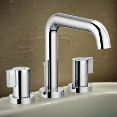 Click here to see Brizo T67335-PCLHP Brizo Litze Two-Handle Deck-Mount Roman Tub Faucet Trim, 3-Hole, Ceramic Cartridge, Less Handles, Polished Chrome - T67335-PCLHP