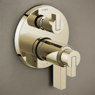 Click here to see Brizo T75535-PNLHP Brizo Litze TempAssure Thermostatic Valve Trim with 3-Function Diverter Trim, Brilliance Polished Nickel - T75535-PNLHP