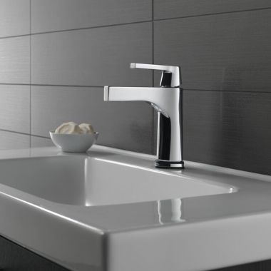 Click here to see  574T-DST Delta Zura Touchless Lavatory Faucet with Escutcheon, Metal Pop-Up, 1.2 GPM, Single-Handle, DIAMOND Seal, Lever Handle, Touch2O, Chrome - 574T-DST