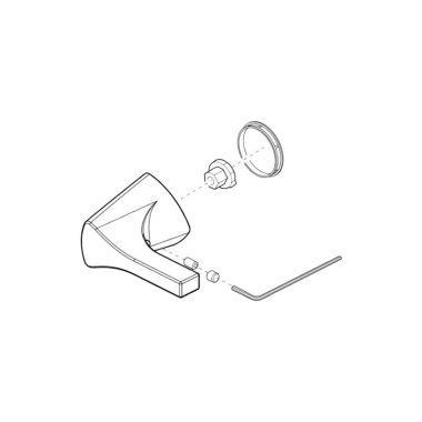 Click here to see Delta RP84246PN Delta RP84246PN Polished Nickel Two-Handle Wall-Mount Handle Assembly