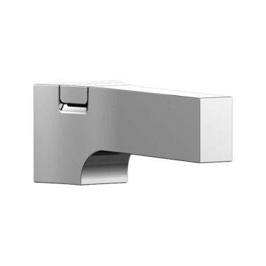 Click here to see Delta RP84412 Delta Zura 7-1/4in Chrome Wall-Mount Tub Spout with Pull-Up Diverter, Single Hole Installation, 1/2in-14 NPT Connection - RP84412 
