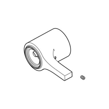 Click here to see Delta RP84844PN Delta RP84844PN Zura Volume Control Handle - 17T Series, Polished Nickel