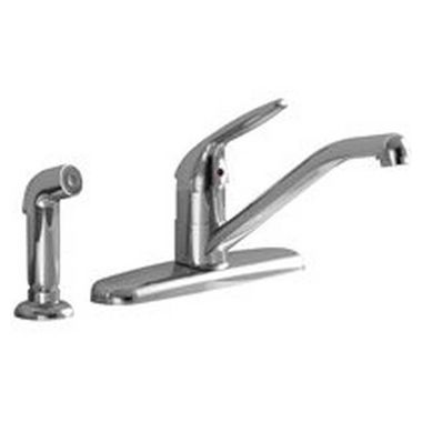 Click here to see American Standard 9316001.002 American Standard Jocelyn Single Handle Kitchen Faucet w/ Side Spray, Polished Chrome - 9316001.002