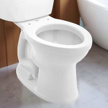 Click here to see American Standard 3395A001.020 American Standard Champion 4 Elongated Toilet Bowl with EverClean, ADA, 1.28 GPF, White - 3395A001.020