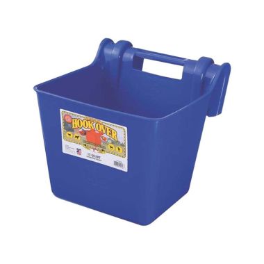 Click here to see Miller Mfg HF15BLUE Little Giant HF15BLUE Hook Over Portable Feeder, 15 qt Capacity 13-1/4 in W x 12 in L, Blue