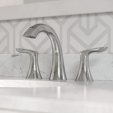 Click here to see Pfister LG49-WR0C PFISTER LG49-WR0C WELLER TWO HANDLE WIDESPREAD LAV FAUCET CHROME