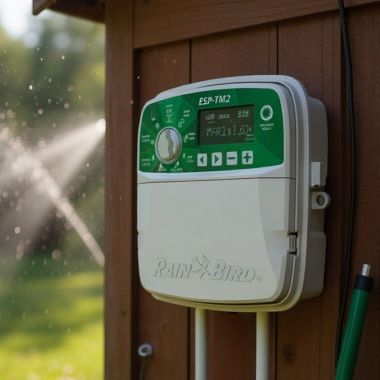 Click here to see Rainbird TM2-4 Rain Bird 4-Station Indoor/Outdoor Irrigation Controller, 120V, LNK WiFi-Compatible - ESP-TM2-4 (F44224)